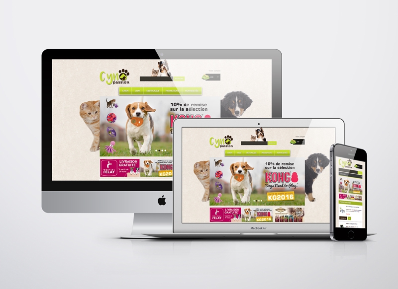 Cyno-Passion : Vente en ligne pour chiens et chats