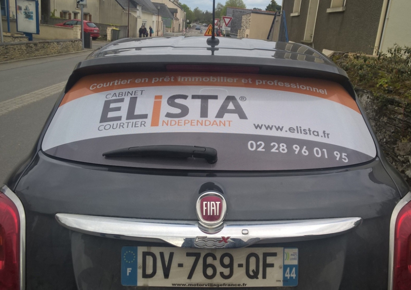Adhesif vitre véhicule Elista